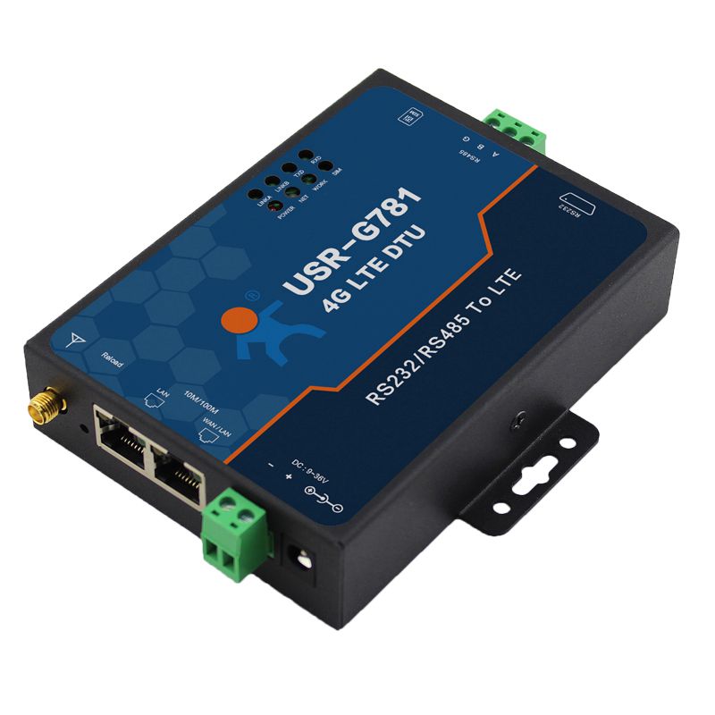 帶網口的工業4G DTU新品上市 USR-G781